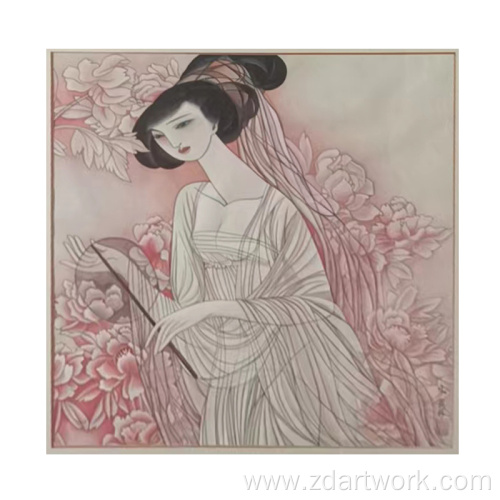 Chinese hanging painting and figure decoration painting